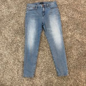 J.Crew 9” High-Rise Toothpick Jeans